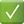 Small green checkmark icon.